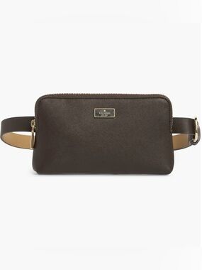 kate spade saffiano zip top belt bag BNWT
